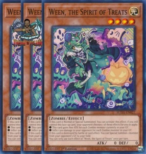 Yugioh! 3x Ween, the Spirit of Treats SUDA-EN027 Común 1ª Edición Casi Nuevo - Imagen 1 de 1