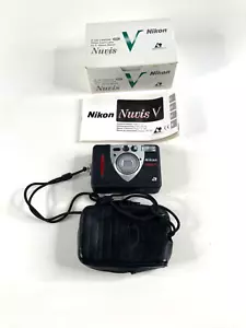 Nikon Nuvis V Kompakt Kamera IX 240 schwarz Etui OVP Vintage - Bild 1 von 3