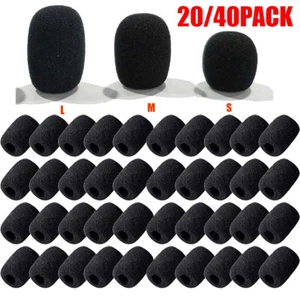20/40 PIEZAS Micrófono Parabrisas Esponja Cubierta Auriculares Micrófono Tapa de Espuma para Cuello de Ganso - Imagen 1 de 14
