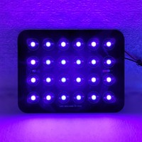 24W UV 395nm~400nm Purple LED Lamp Light Plant Curing Aquarium + PCB + AC Driver