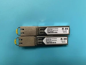 2PCS HP 453154-B21 453578-001 453156-001 HP VIRTUAL CONNECT 1Gb 1G RJ-45 SFP - Picture 1 of 4