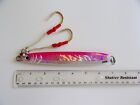 Knife Jigs 9oz /250g Pink Glow Vertical Butterfly Saltwater Lures 1 To 10 Pieces