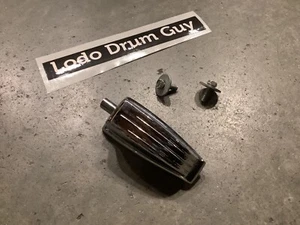 Ludwig Blue Olive B/O Bass Drum Lug Casing CHROME USED CLEAN VINTAGE 70s GET ONE - Picture 1 of 12