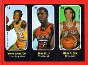 1971-72 Topps Stickers #19/20/21 Happy Hairston/Ellis/Jerry Sloan ~ EX/MT oc