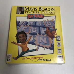Vtg Mavis Beacon Teaches Typing For Kids 1994 CD-Rom PC Learning - Picture 1 of 5