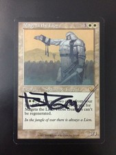 Mageta the Lion English MTG SIGNED Brom ARTIST PROOF Prophecy NM-