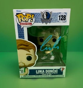 Luka Doncic Autograph Signed Funko Pop NBA Dallas Maverick #128 JSA COA - Picture 1 of 9