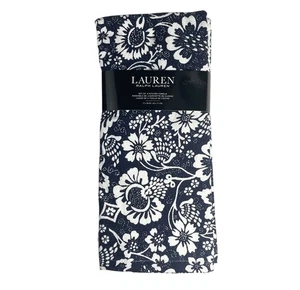 Toallas de cocina Lauren Ralph Lauren S/3 azul marino estampado floral 17X28 100 % algodón - Imagen 1 de 4