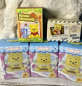 Lotto 5 MINISO x Disney Winnie the Pooh migliori amici festa scatola cieca ciondolo peluche - Foto 1 di 10