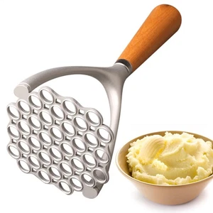 NUEVO Triturador de patatas de alta resistencia grande de acero inoxidable para cocina - Imagen 1 de 8
