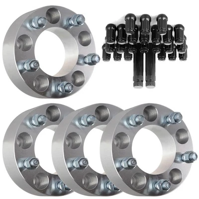 23Pcs Lug Nuts+2Keys 2"5x5 1/2"Wheel Spacers For Jeep Commander Wrangler 2011-13 Foto 1 de 4