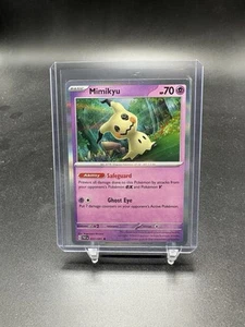 Mimikyu 037/091 Rare Holo Pokémon Scarlet & Violet Paldean Fates TCG - Picture 1 of 2