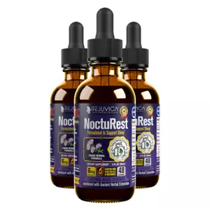 NoctuRest - Advanced, All-Natural Liquid Sleep Aid: 3 Bottle Value Pack - Picture 1 of 7