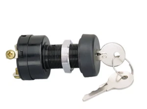 Interruptor de encendido Cole Hersee M-850-BP Marine 3 posiciones cuerpo de plástico con llave - Imagen 1 de 2
