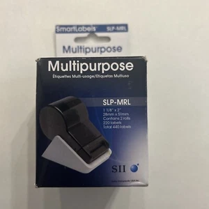 Seiko Self Adhesive Multipurpose Labels 1-1/8" x 2" White 440 Pack SLPMRL - Picture 1 of 5