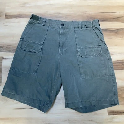 Pantalones Cortos Dockers Para Hombre 36 Gris Carga Ripstop Suministro Militar De Colección 10" Foto 1 de 4