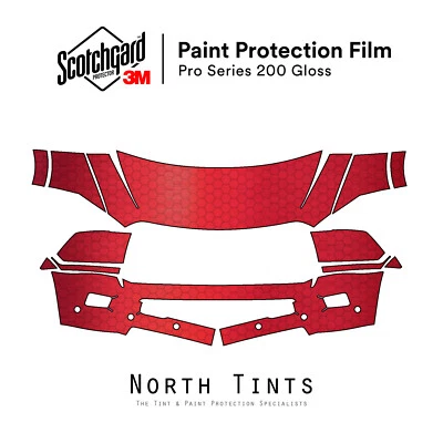 Dodge Ram 2500 2013-2016 3M PRO película de protección de pintura precortada sujetador transparente kit PPF Foto 1 de 4