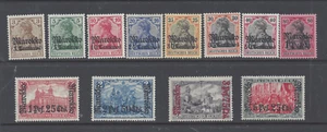 UFFICI POSTALI TEDESCHI IN MAROCCO 1911-18 SET MENO IL 60c.on50pf. M.N.H. - Foto 1 di 2