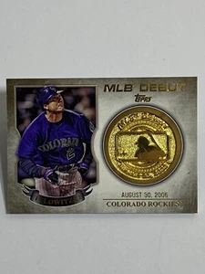 2016 Topps TROY TULOWITZKI MLB Debut Medallions #MDM-TT - Picture 1 of 2