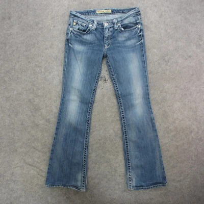 Big Star Jeans Women's 27 Blue Medium Wash Low Rise Boot Cut Jeans - Image 1 of 4