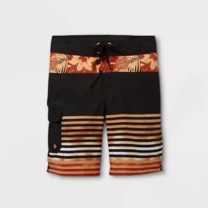 Boys Youth Swimming Trunks New With Tags Many Sizes Floral Board Shorts - Picture 1 of 3
