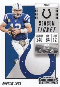 (20) 2018 Panini Contenders ANDREW LUCK Base Card LOT #58 Colts QTY Avail - Bild 1 von 1