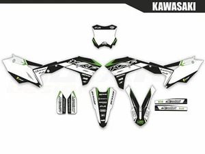 Kawasaki KXF 250 2017 2018 2019 Graphics Kit Premium Decals Stickers Design - Picture 1 of 2