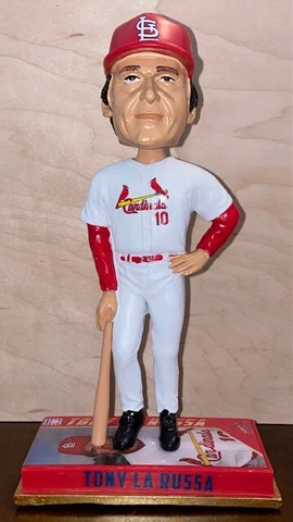 Tony LaRuss St Louis Cardinals Legends Bobblehead NIB w/Box Error Box Nolan Ryan Cover