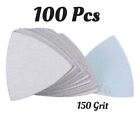 x100 Triangle Sanding Sheets 150 Grit 90mm Detail Sander Pads Discs  UK   53
