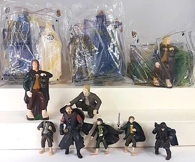 LoteR Mini Figura Lote Ejércitos de la Tierra Media y Burger King Juguetes Saruman Elrond Foto 1 de 4