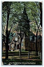 c1910 First Presbyterian Church Chapel Cranford New Jersey NJ Vintage Postcard