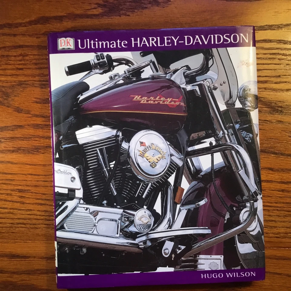THE ULTIMATE HARLEY DAVIDSON BOOK Motorcycle Motorcycling Motorbike DK HB DJ - Image 1 of 4