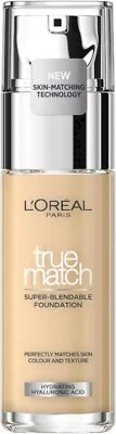 L'Oreal True Match Super-Blendable Foundation 30mL - 1W Golden Ivory - Image 1 of 2