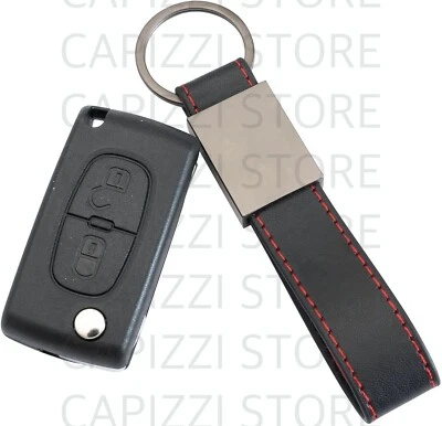 🇮🇹COVER GUSCIO CHIAVE PER PEUGEOT 407 408 307 308 107 207 TELECOMANDO 2 TASTI