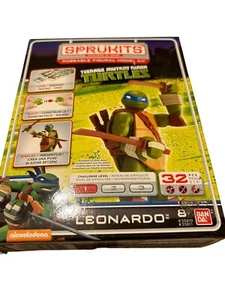 Set 4 Spruzzi Tartarughe Ninja Mutanti Adolescenti Michelangelo Raffaello Leo Donatello - Foto 1 di 16
