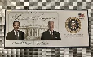 Inauguración Presidencial 2013 USPS Edición Limitada Sellado Barack Obama & Biden - Imagen 1 de 2