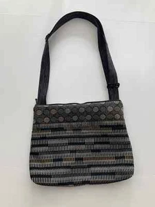 Bolso de mano Maruca Boulder Poet Bolso de hombro o cruzado de tela NWOT - Imagen 1 de 14