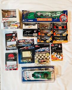 John Force Castro GTX Lot of Die Cast Cars and Trailer