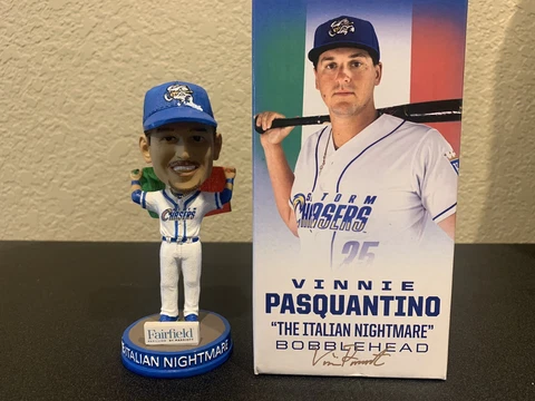 Vinnie Pasquantino Omaha Storm Chasers SGA Bobblehead 7/21/23 Kansas City Royals Cover