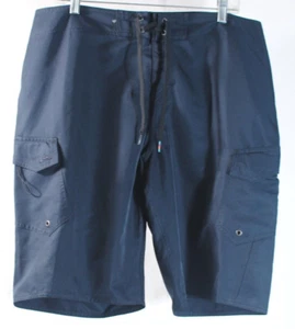 Quiksilver Men Size 36 Black Drawstring Nylon Blend Lightweight Cargo Shorts - Picture 1 of 20