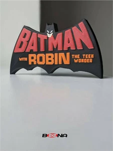  THE BATMAN WITH ROBIN   logo display (Bronze age 70-83) Beena Studio - Bild 1 von 3