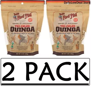 2 PACK - Bob's Red Mill Organic Whole Grain Tri-Color Quinoa 13 oz (Total 26 oz) - Picture 1 of 1