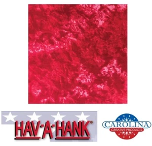 Hav-A-Hank RED TIE DYE Batik BANDANA COTTON Head Neck Wrap Band Scarf Scarve - Picture 1 of 1