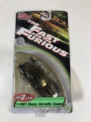 Chevy Corvette 1997 cupé coche diecast Racing Champions The Fast and The Furious Foto 1 de 3
