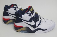 New Size 6 Nike Air Force 180 Olympic Mens 310095-100 White Navy Shoes Barkley