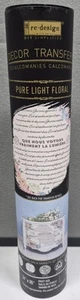 Re-Design w/Prima Decor Transfers "Pure Light Floral" Flower Theme - Picture 1 of 5
