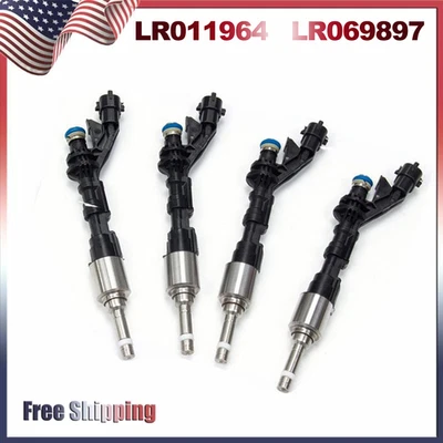 0261500298 For Land Rover LR4 Range Rover Sport Jaguar XF 4Pcs Fuel Injector - Image 1 of 4