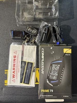 Novo Kit de Atualização Remota Compustar Prime T9 2 Vias 3000 Pés Alcance Máximo RF2WT9FM - Imagem 1 de 4