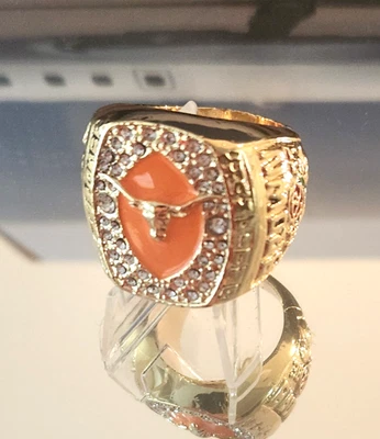 Anillo conmemorativo Texas Longhorns 2005 Foto 1 de 3