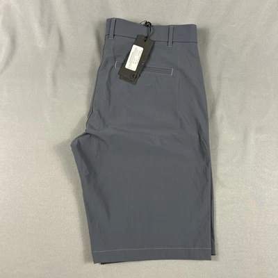 Pantalones cortos de golf Greyson Montauk poliamida 33 x 10 gris raya nuevos con etiquetas precio de venta sugerido por el fabricante 118 USD Foto 1 de 4